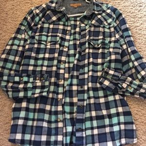 Blue flannel